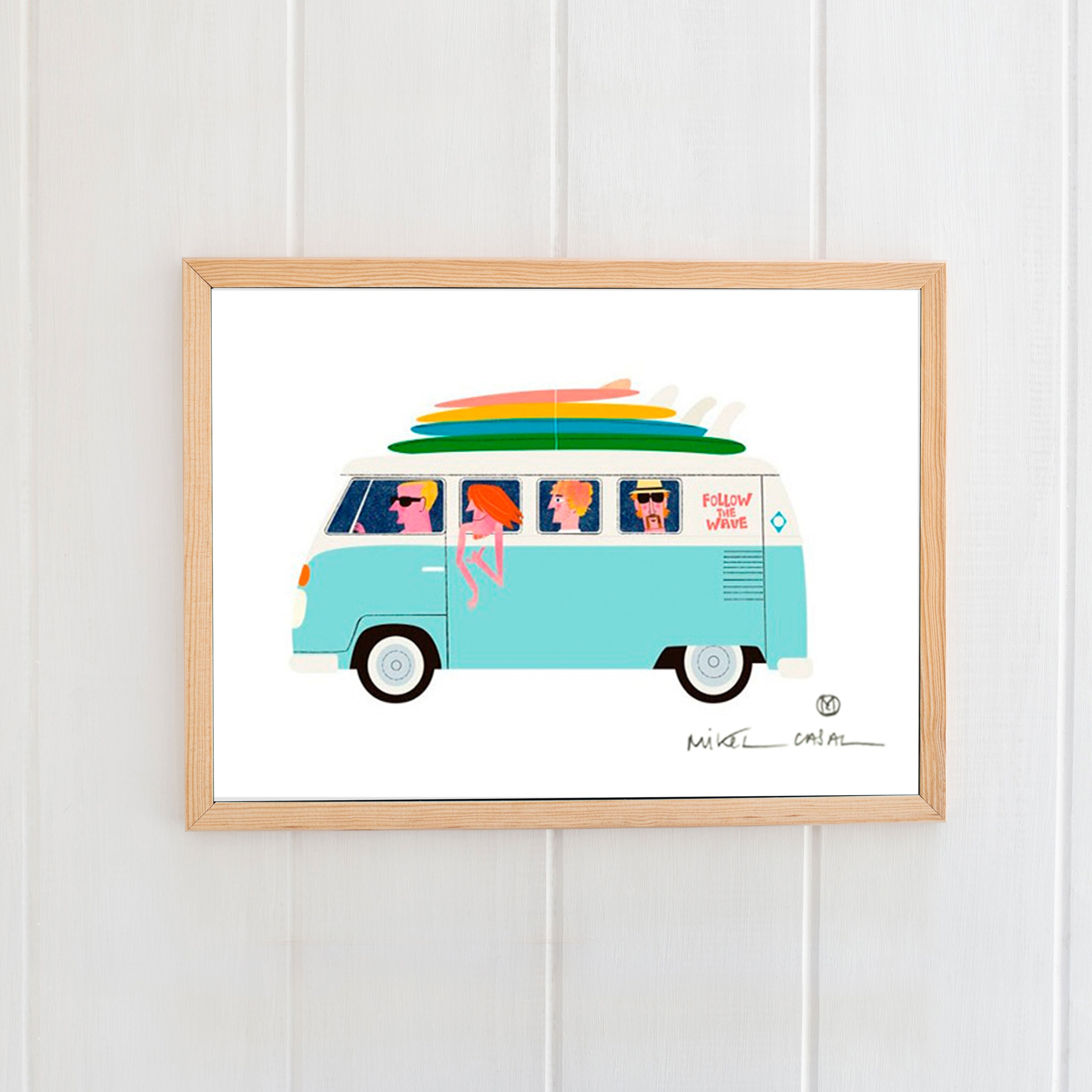 Kombi Giclée Print