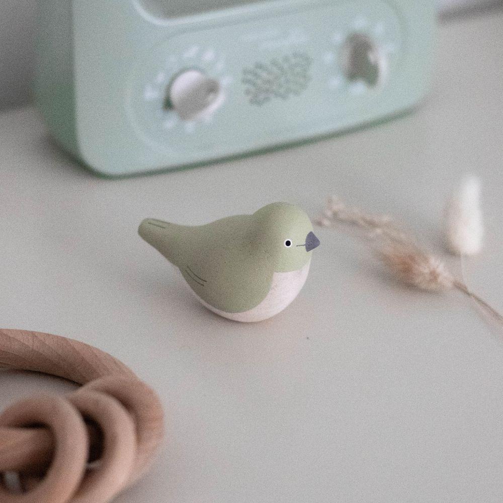 Animal de madera Pole Pole Kotori Ojo Blanco Japonés