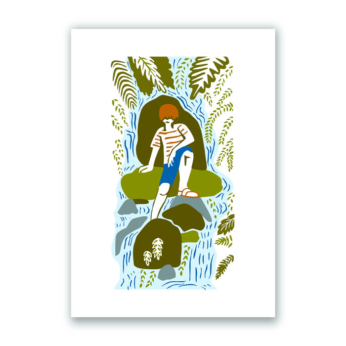 La Cascada Impresión Giclée