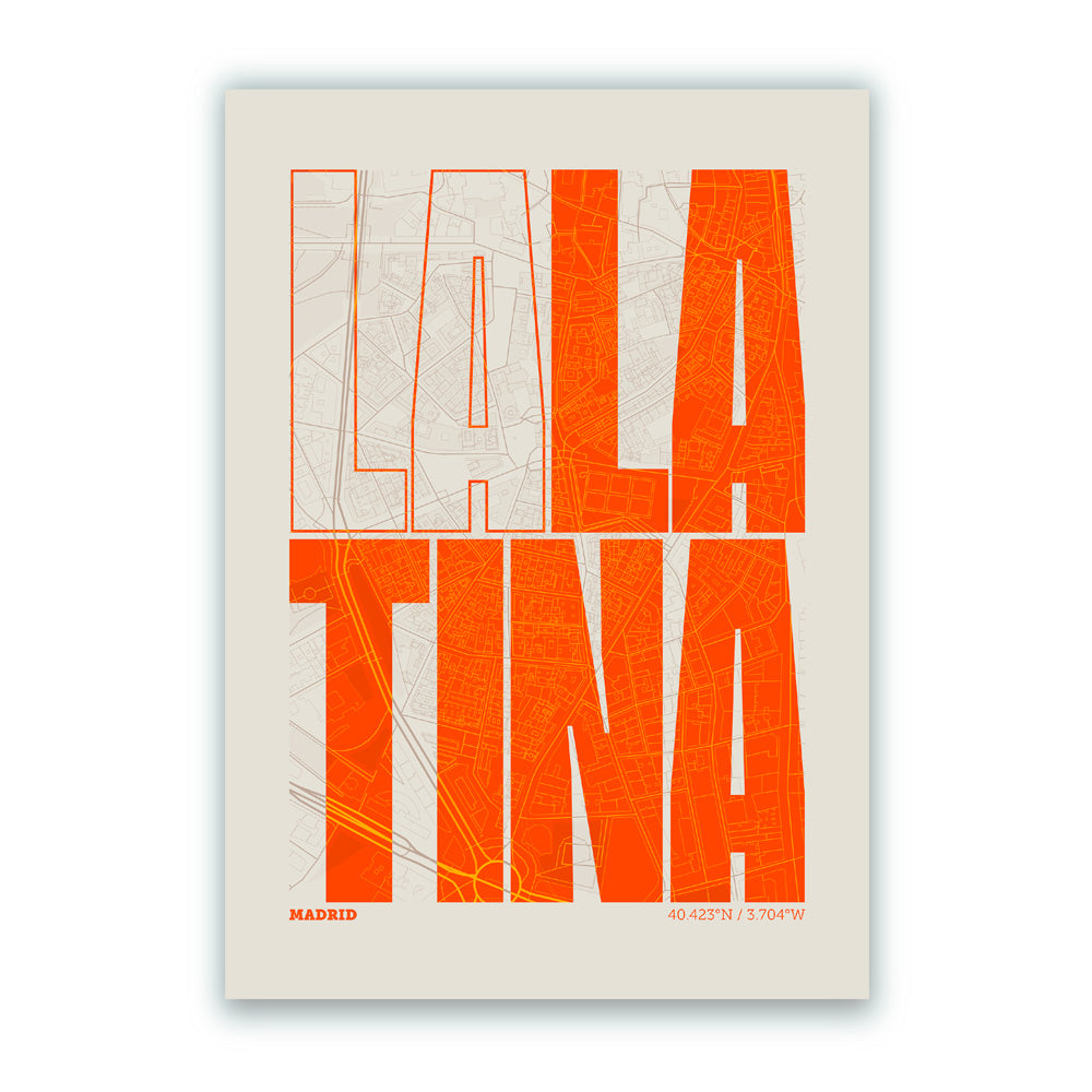 La Latina Condensad V09 Giclée Print