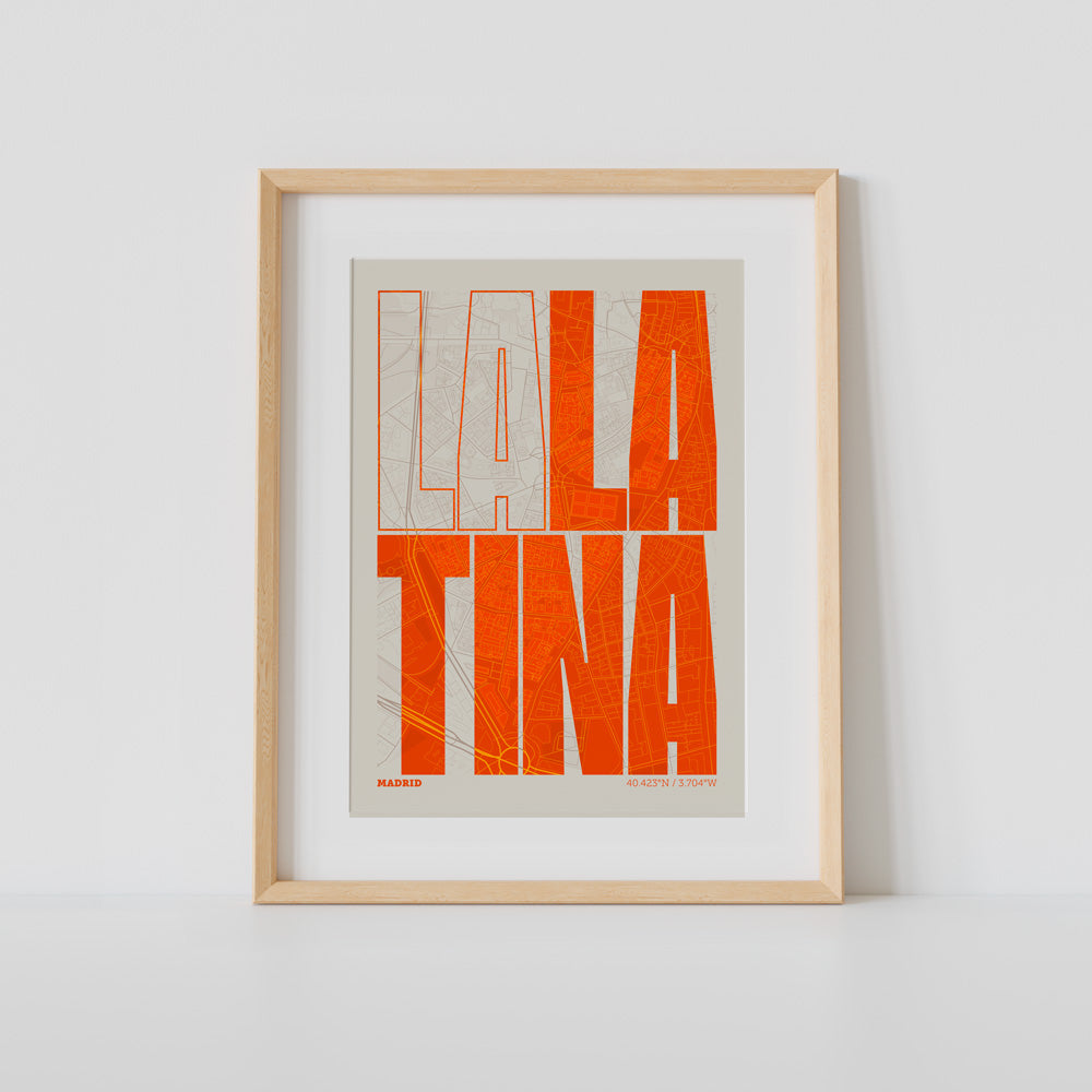 La Latina Condensad V09 Giclée Print
