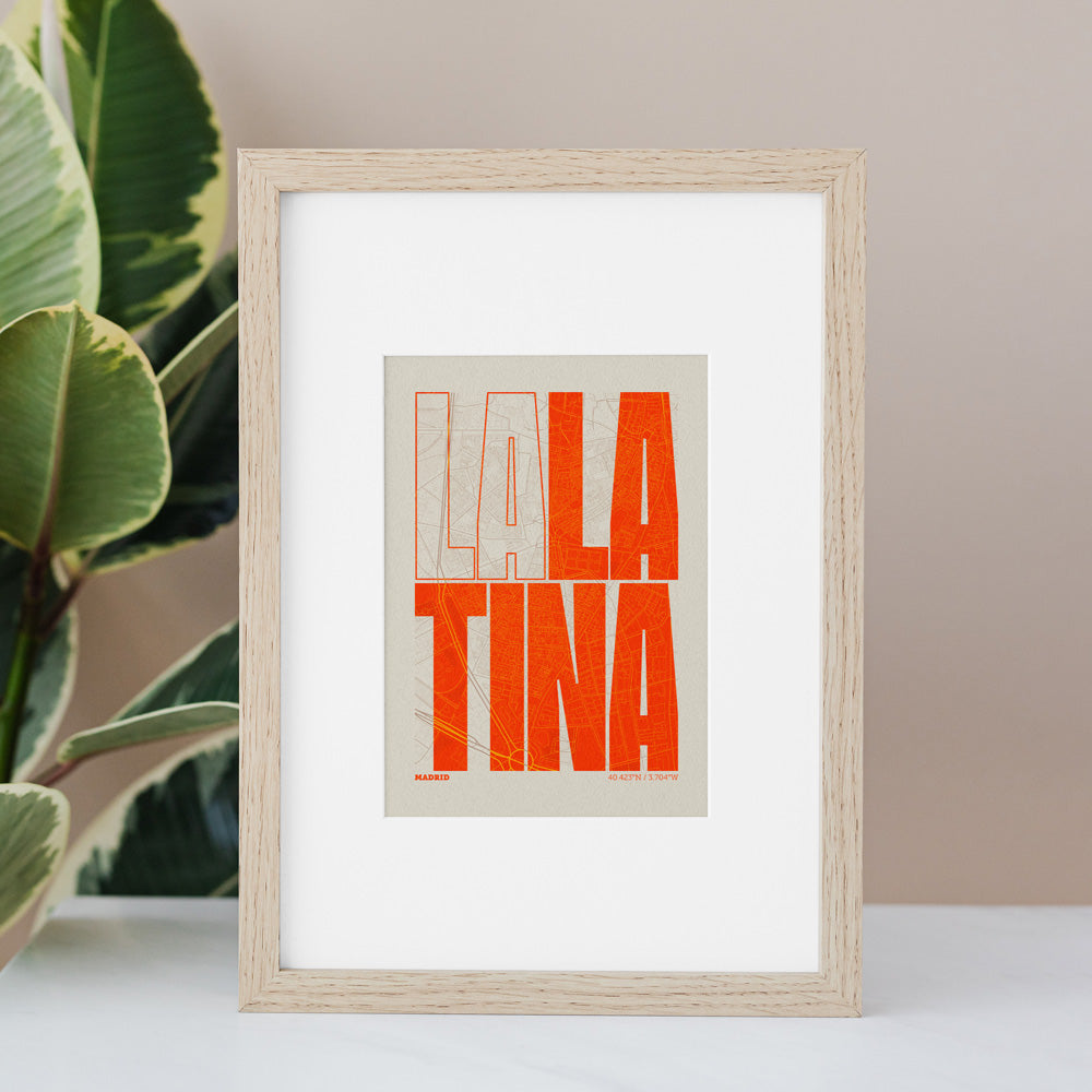 La Latina Condensad V09 Giclée Print