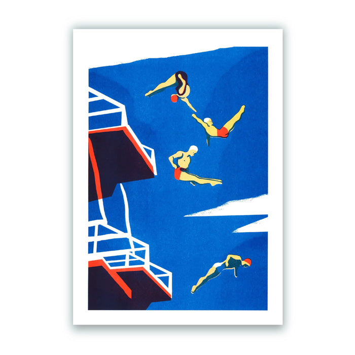 La Piscine 12 Risografía A3