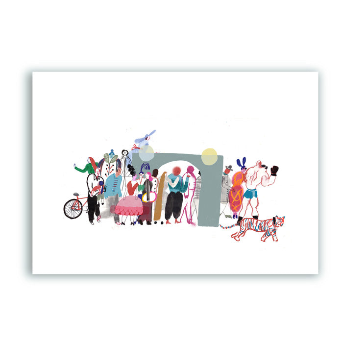 La Puerta de los Mayores Impresión Giclée