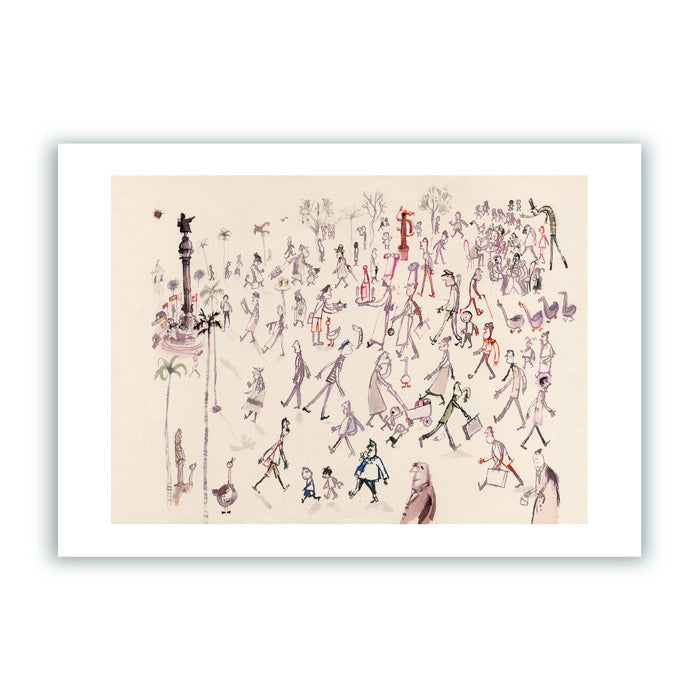 La Rambla Impresión Giclée