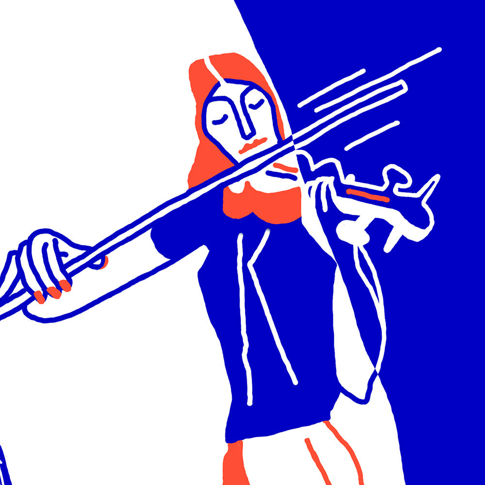 La Violinista Impresión Giclée