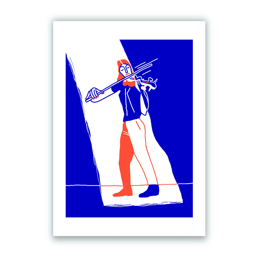 La Violinista Impresión Giclée