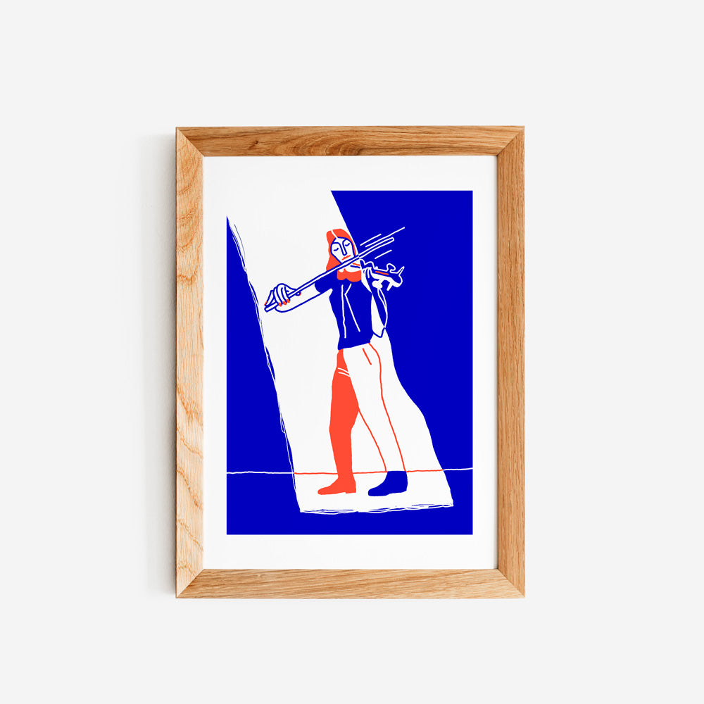 La Violinista Impresión Giclée