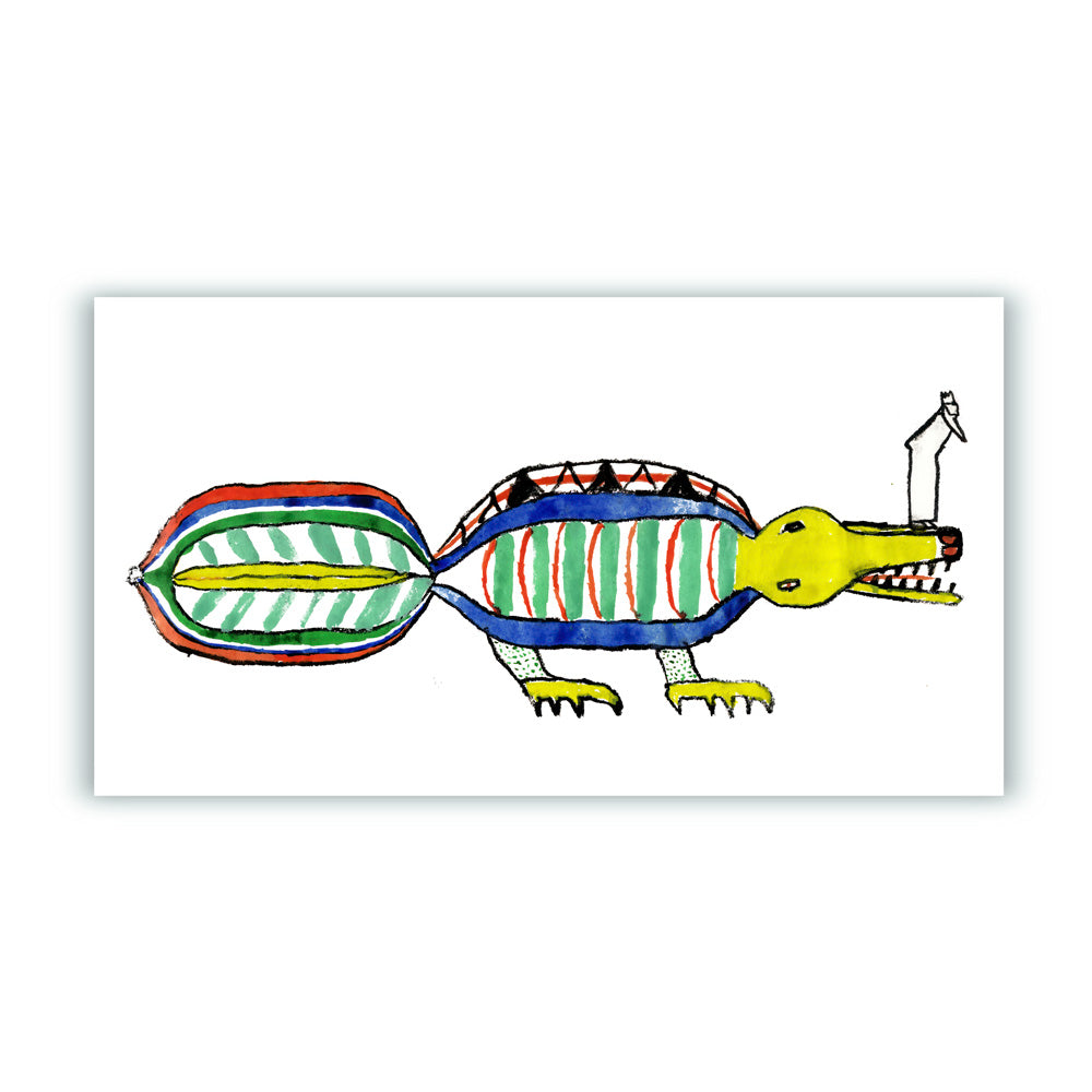 Lagarto Impresión Giclée