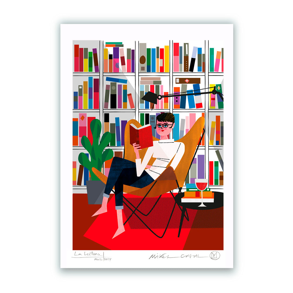 La Lectora Impresión Giclée