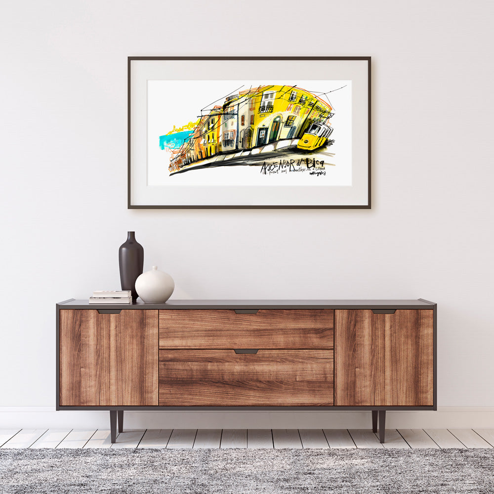 Tranvía Lisboa Giclée Print