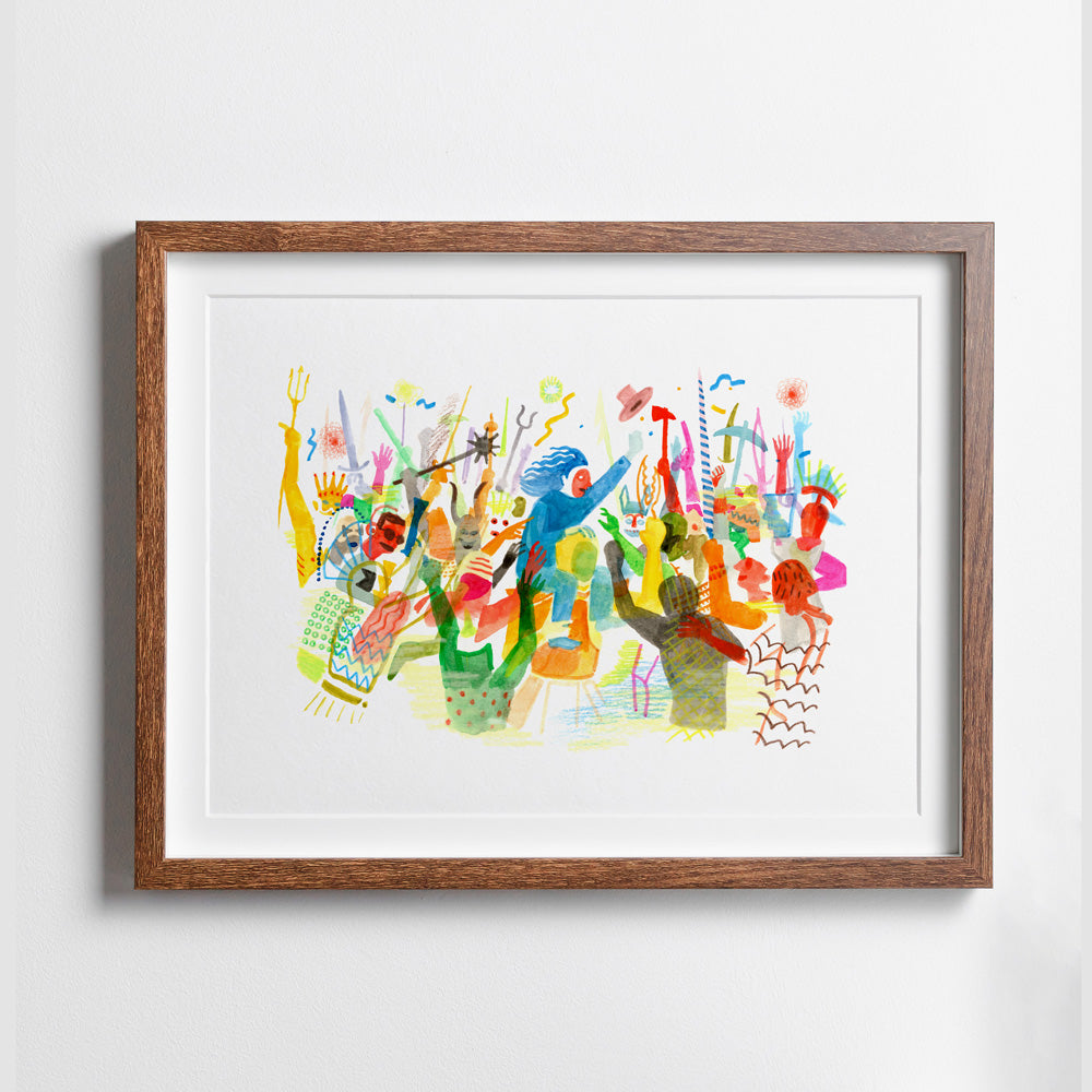 Long Live the King Giclée Print