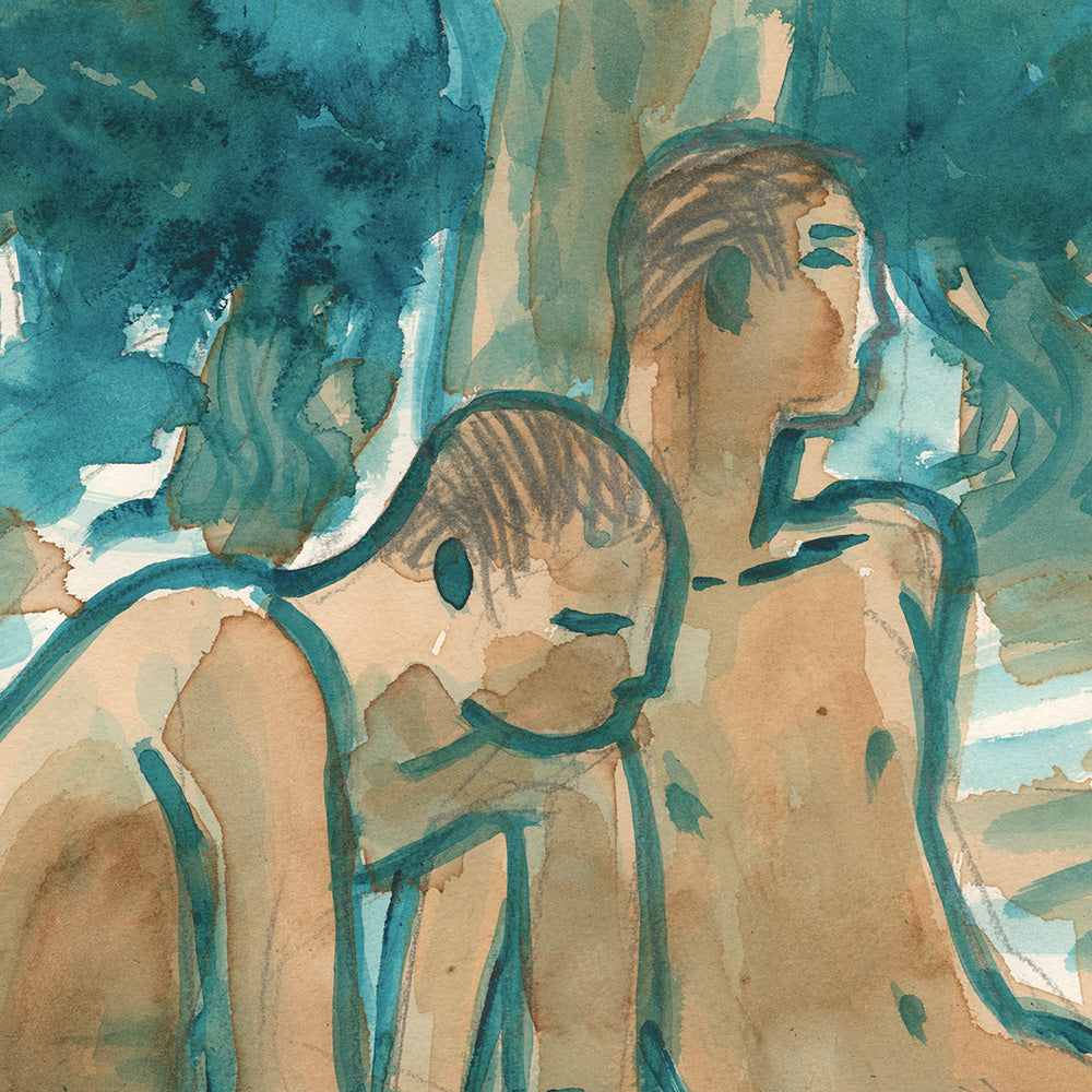 Lorca "Sentados" Giclée Print