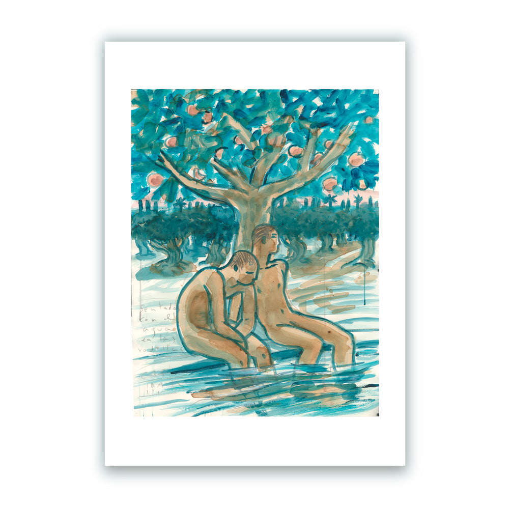 Lorca "Sentados" Giclée Print