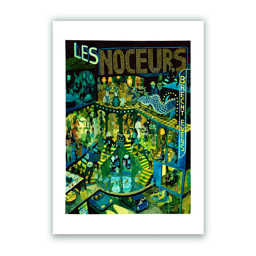 Les Noceurs Giclée Print