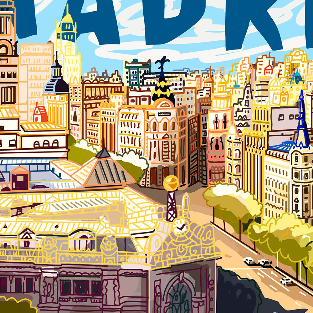 Madrid Fine Art Print