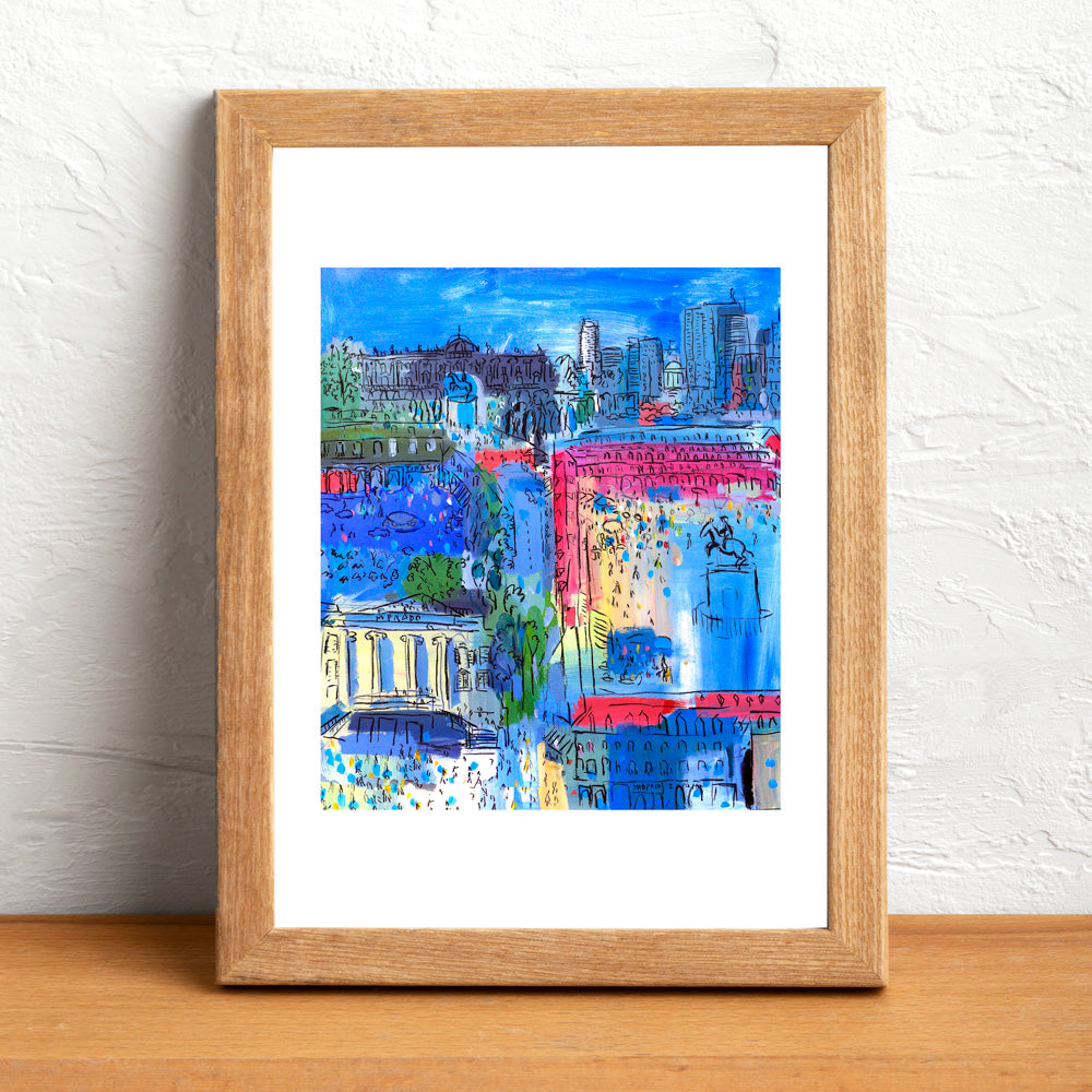 Madrid at night Giclée Print