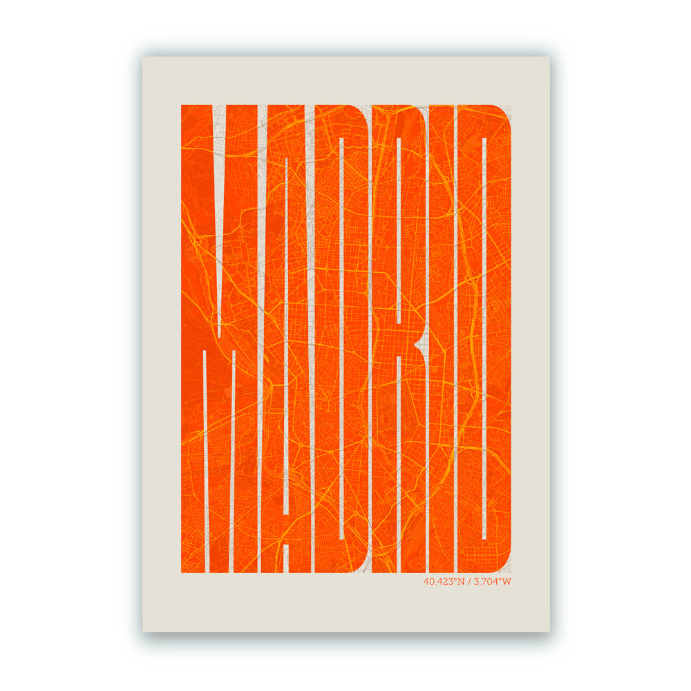 Madrid Condensed V09 Impresión Giclée