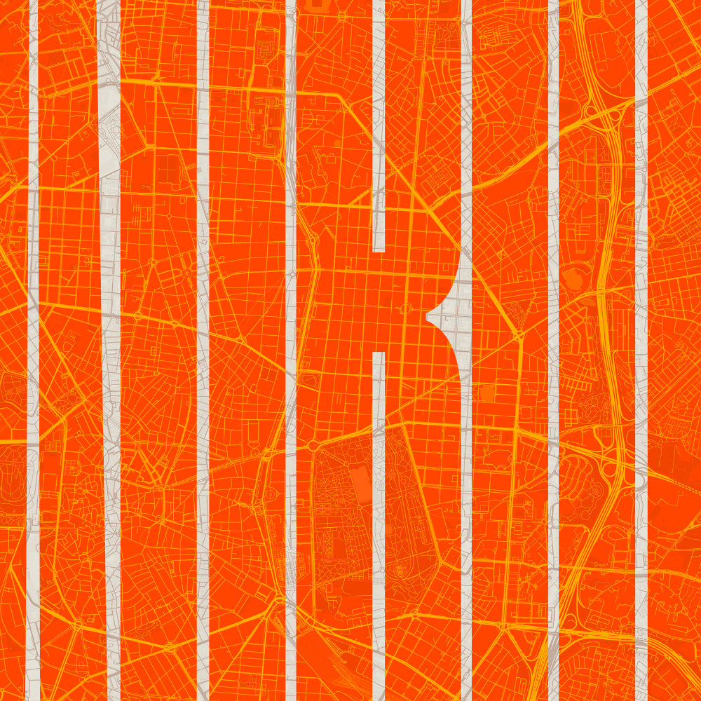 Madrid Condensed V09 Impresión Giclée