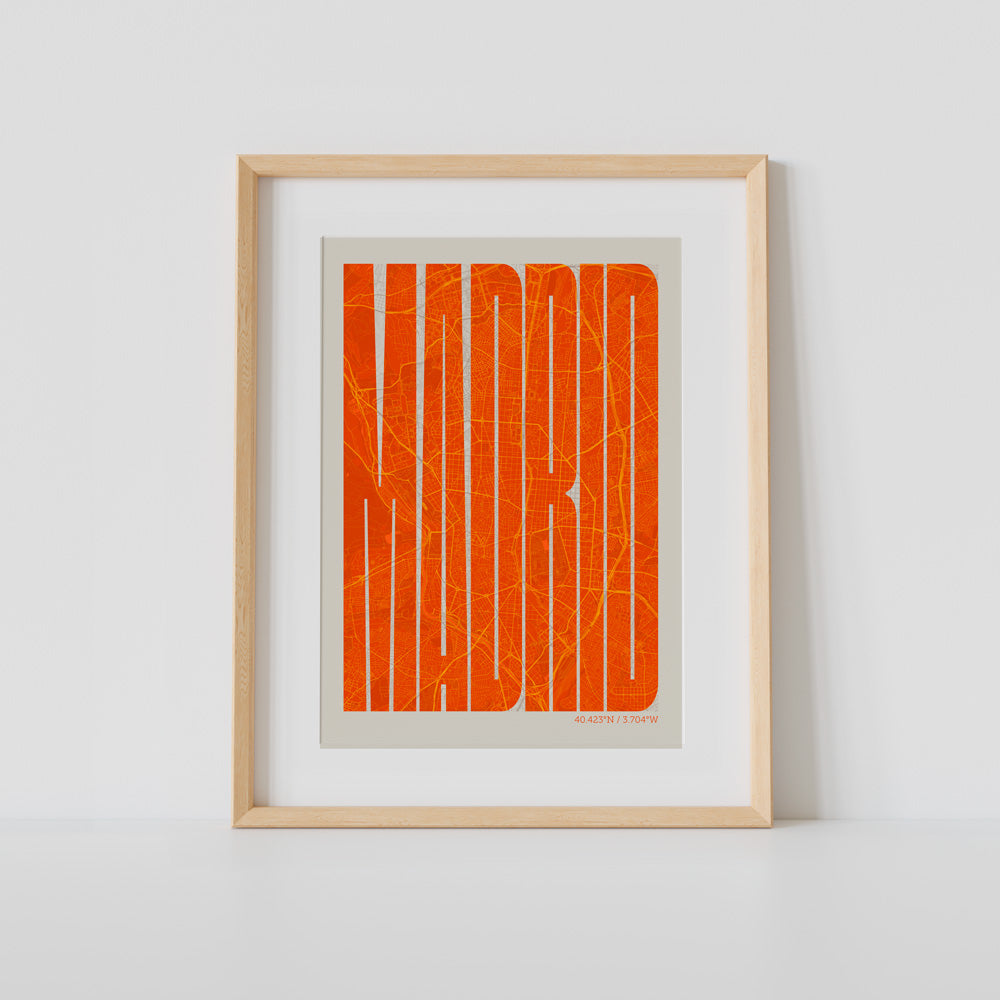 Madrid Condensed V09 Impresión Giclée