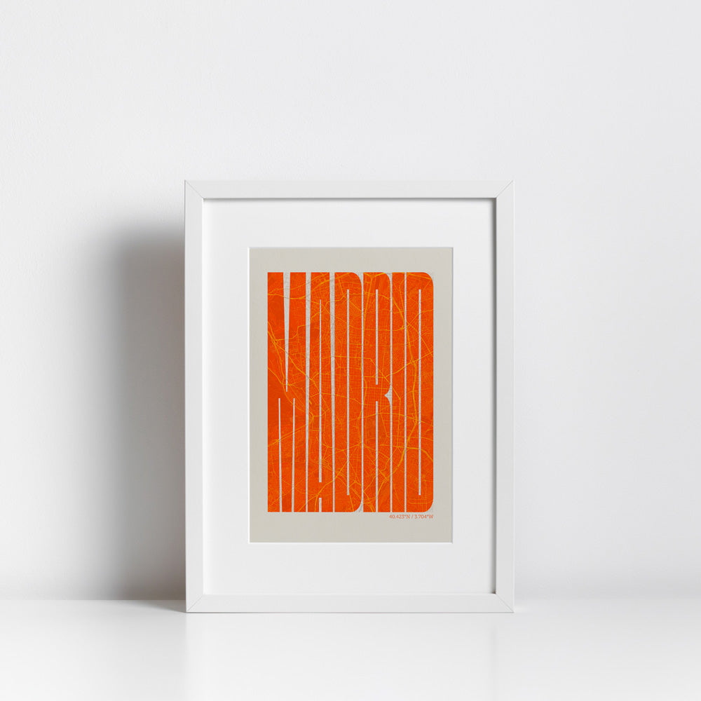 Madrid Condensed V09 Impresión Giclée
