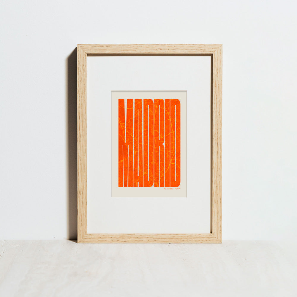 Madrid Condensed V09 Impresión Giclée