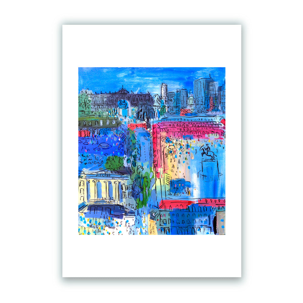 Madrid at night Giclée Print