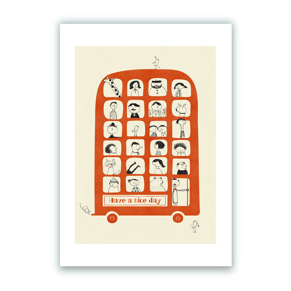 The Magic Bus Giclée Print