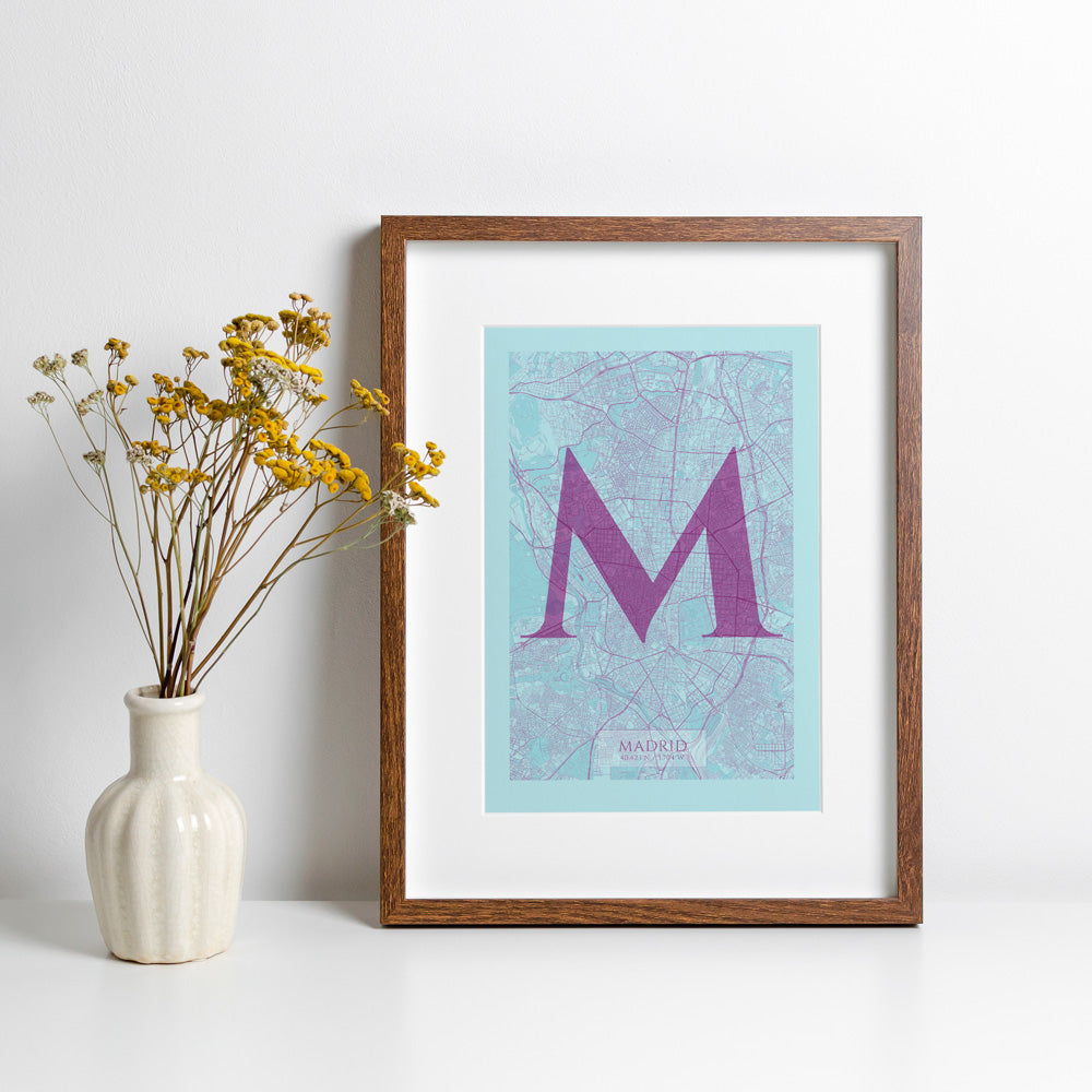 M de Madrid V06 Impresión Giclée