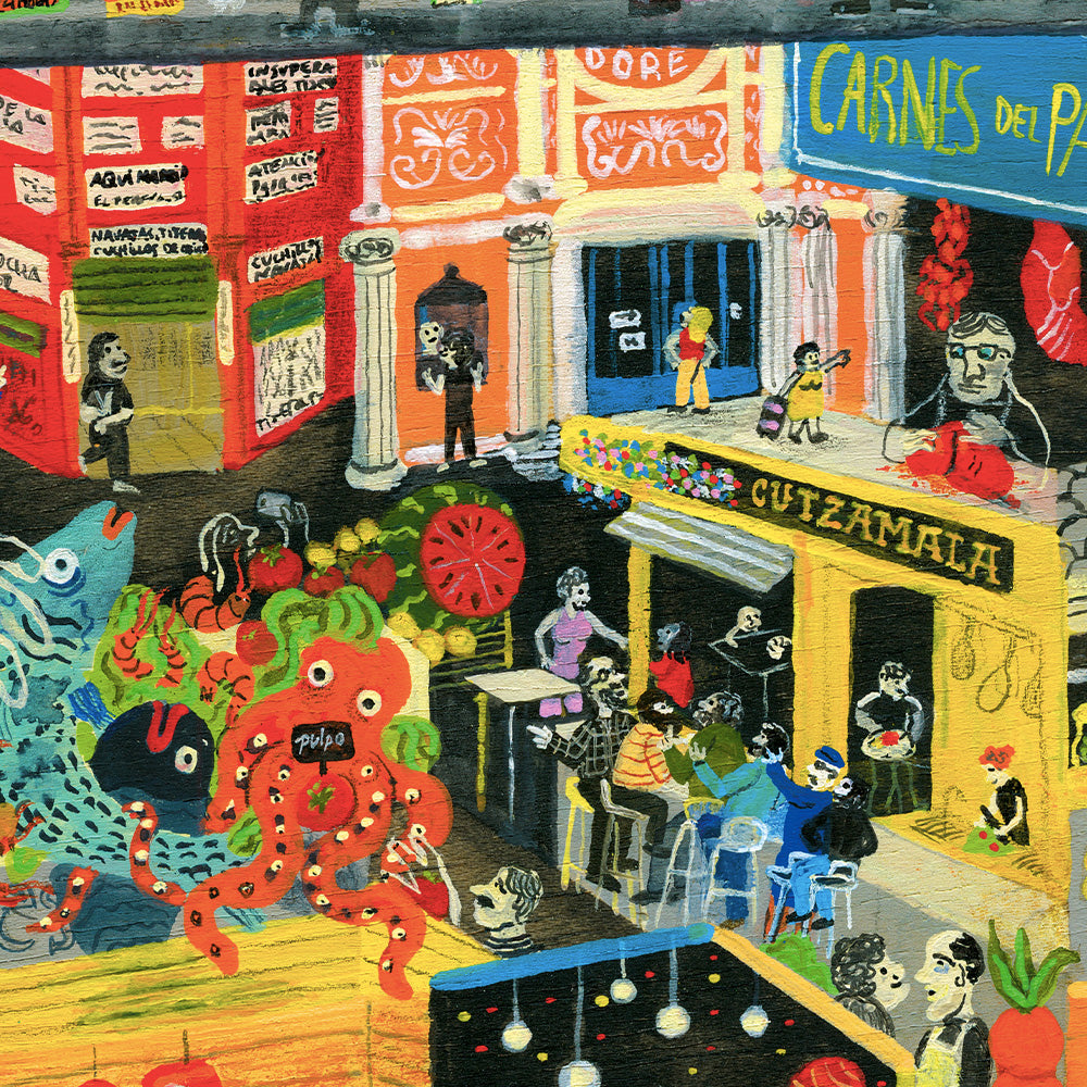 Mercado Antón Martín Impression Giclée