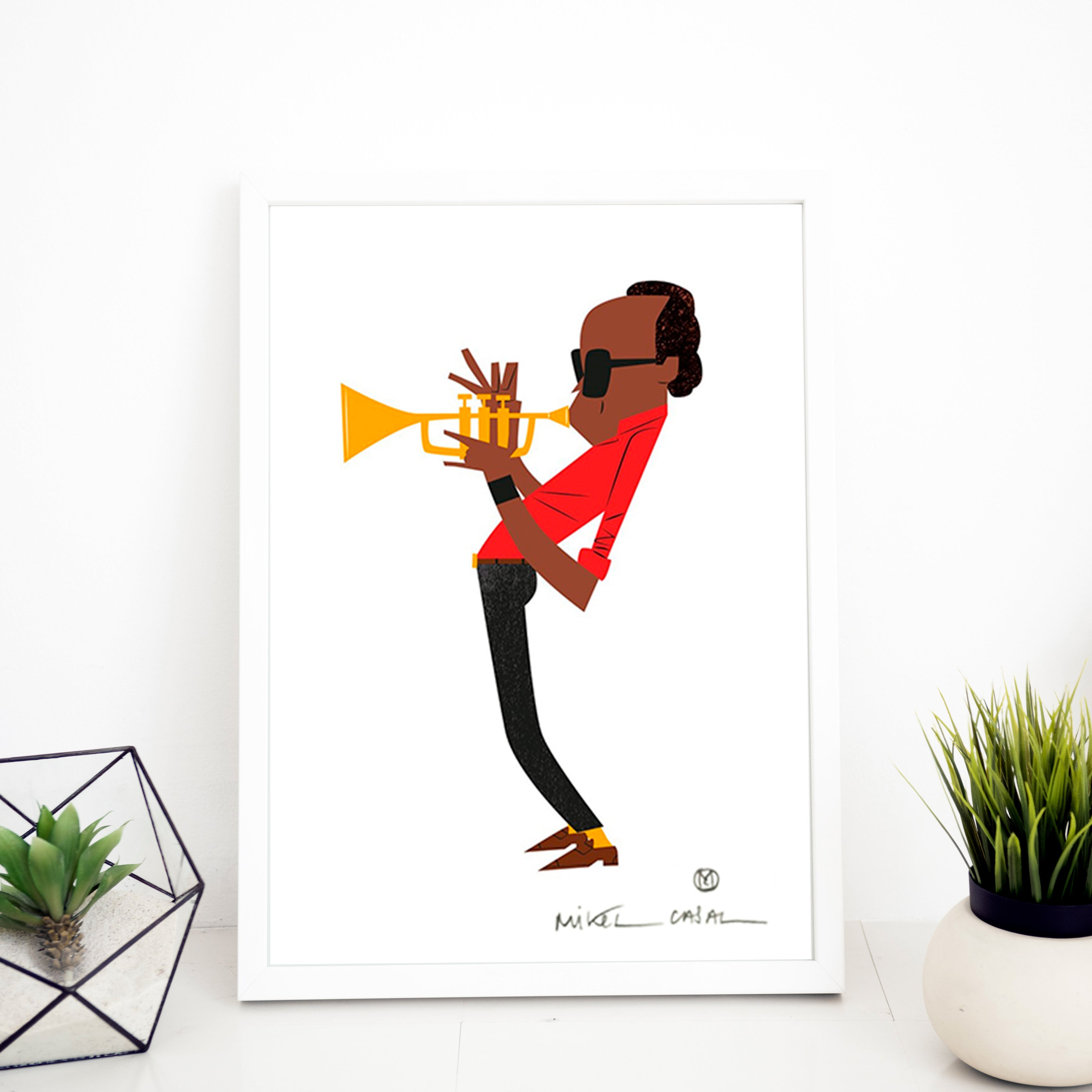 Miles Davis Impresión Giclée