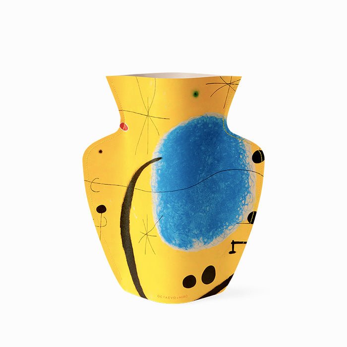 Paper Vase Miró L'Or De l'Azur