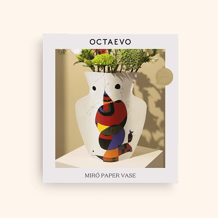 Florero de Papel Miró Femme, Oiseau, Étolie