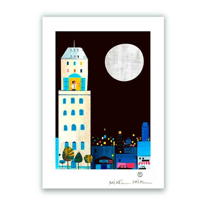 Luna Impression Giclée A4