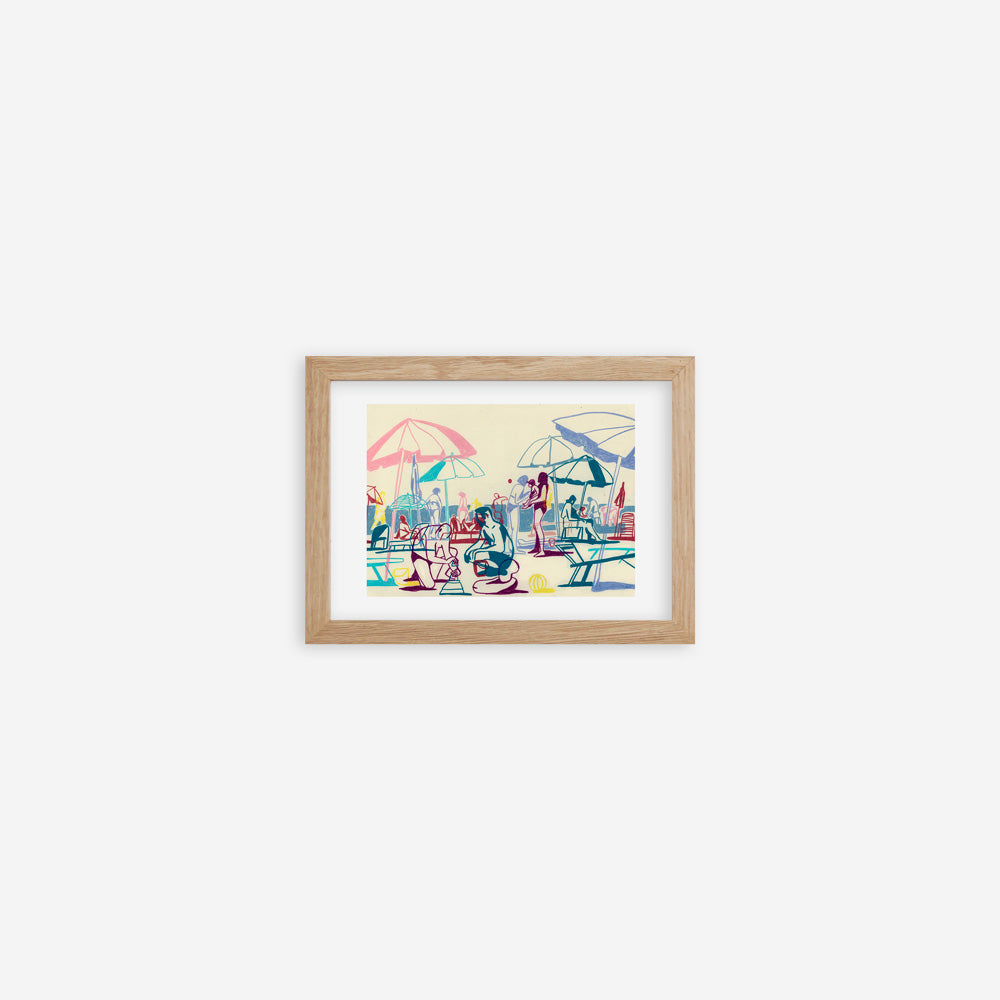 Morning at the Beach Impression Giclée A5