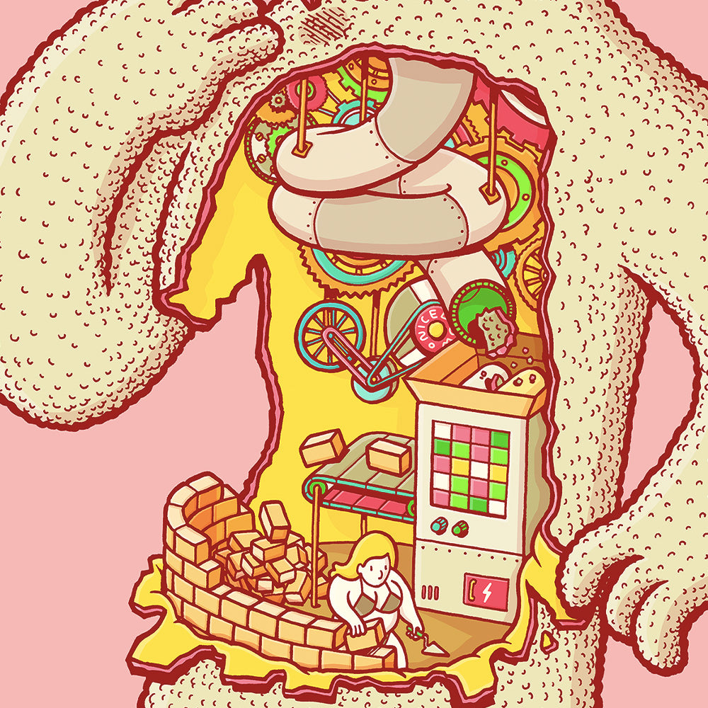 Moustache Impresión Giclée