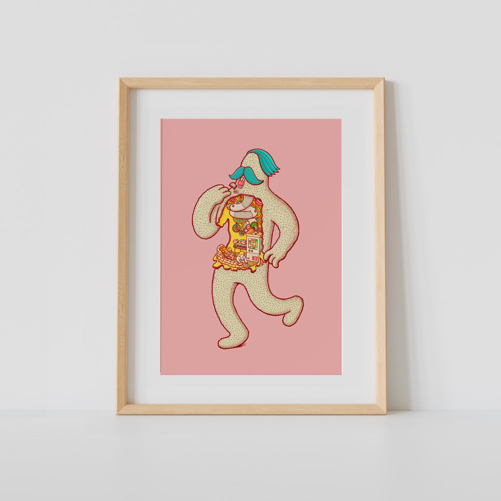 Moustache Impresión Giclée