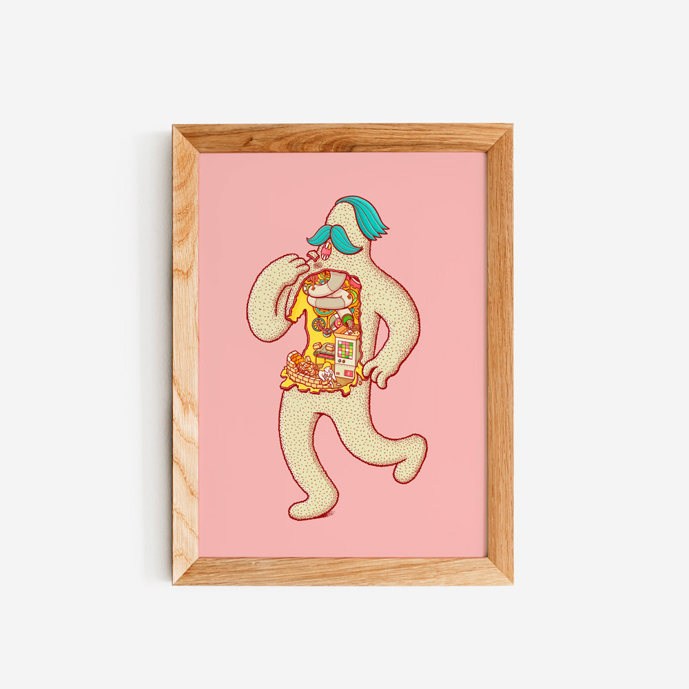 Moustache Impresión Giclée