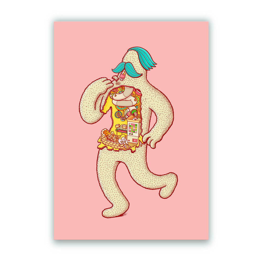 Moustache Impresión Giclée