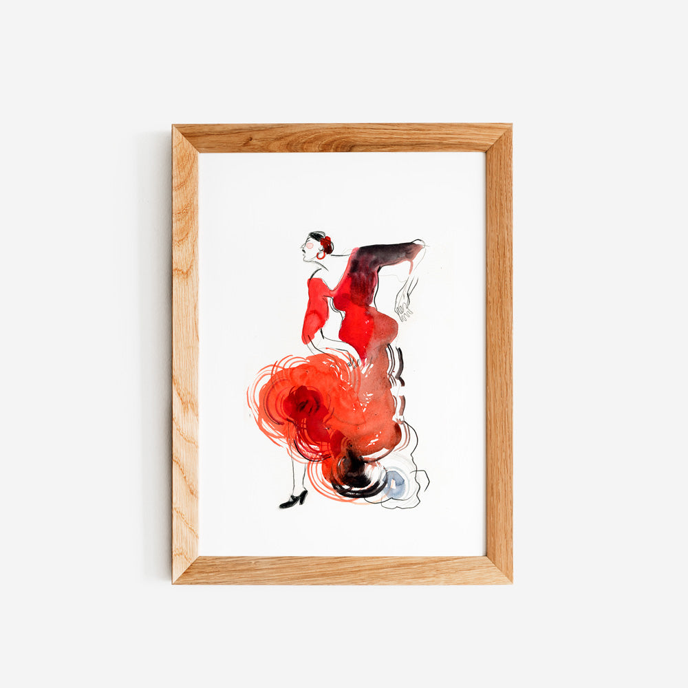 Muy Flamenca Impresión Giclée