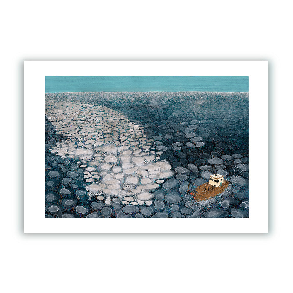 Moby Dick Medusas Impresión Giclée