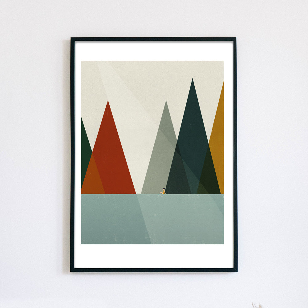 Nadadora III Impresión Giclée