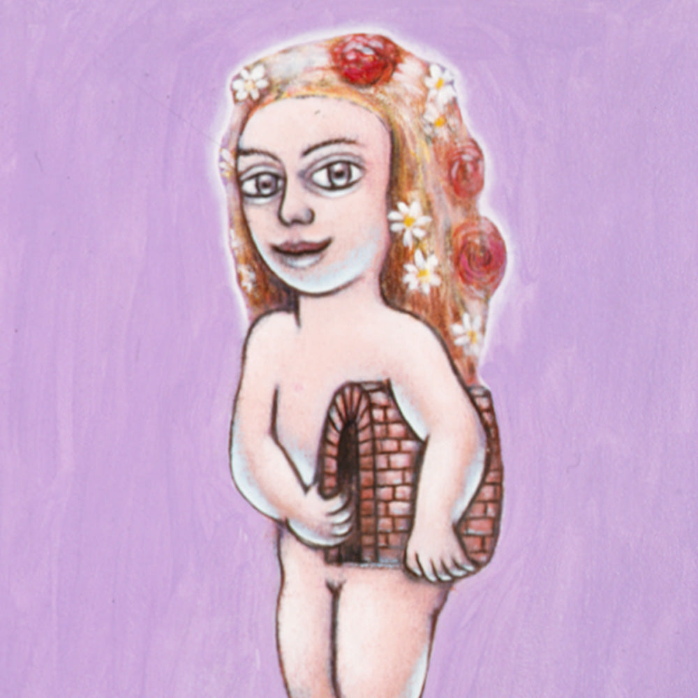 Niña con Tunel Impresión Giclée