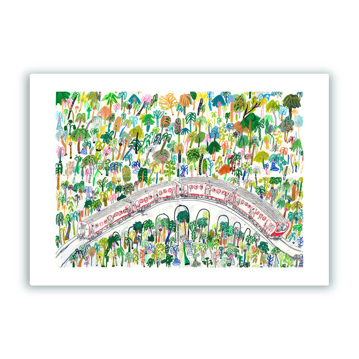 Nine Arch Bridge, Ella, Sri Lanka Impresión Giclée