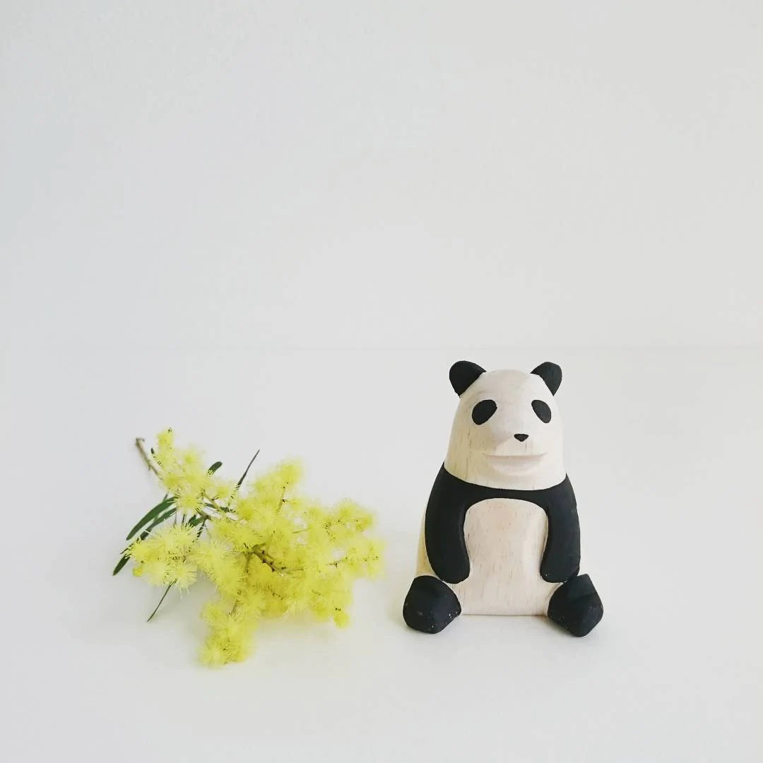 Animal de madera Pole Pole Panda