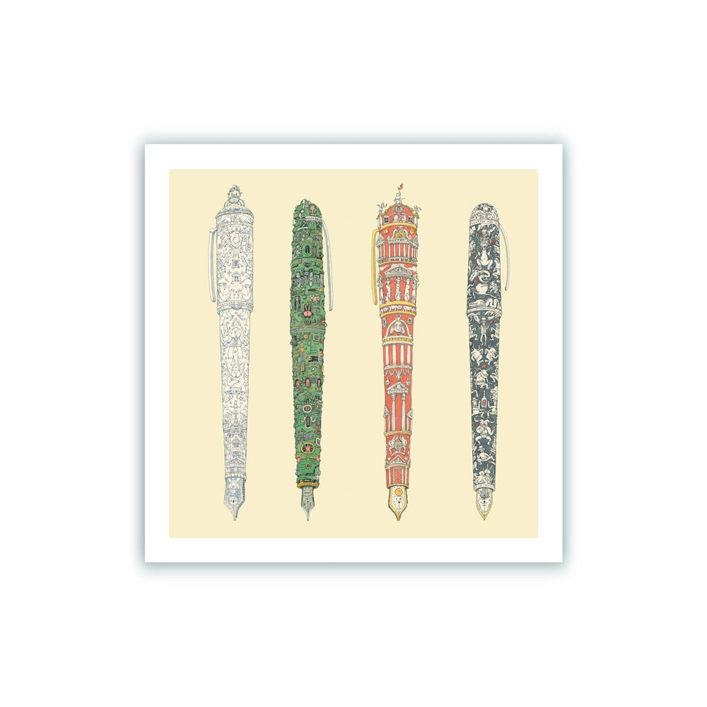 Pen Collector 1 Impresión Giclée