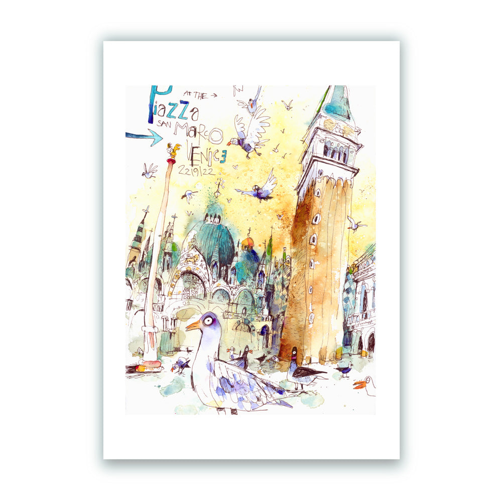 Piazza San Marco Venice Impression Giclée