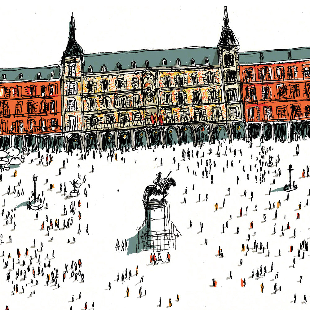 Plaza Mayor Impression Giclée A5