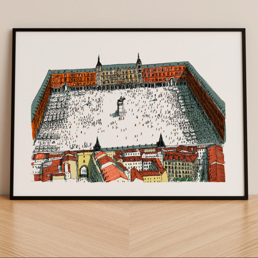 Plaza Mayor Impression Giclée A5