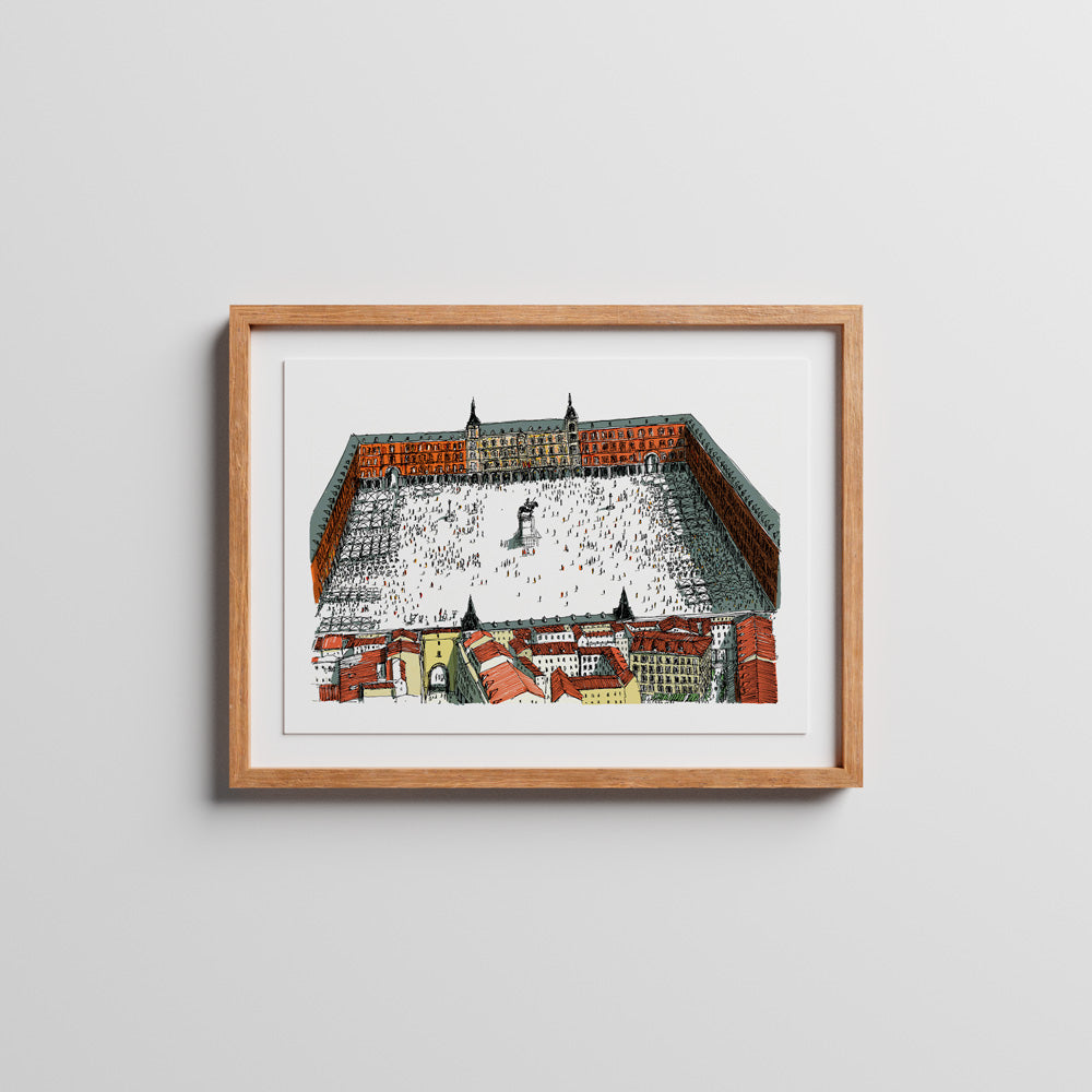 Plaza Mayor Impression Giclée A5
